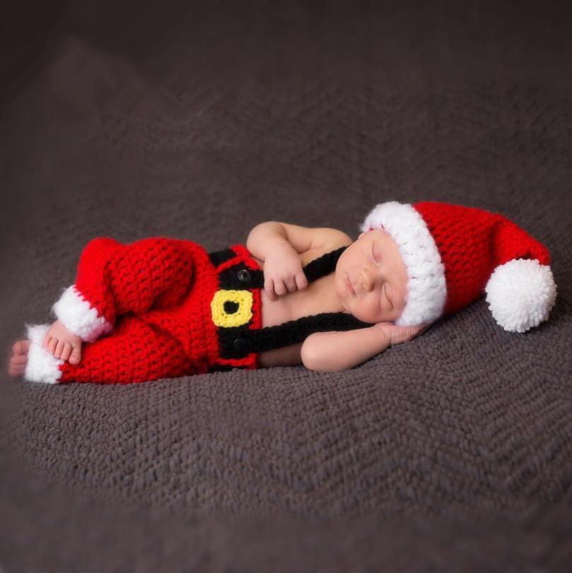 Crochet baby christmas outlet outfit