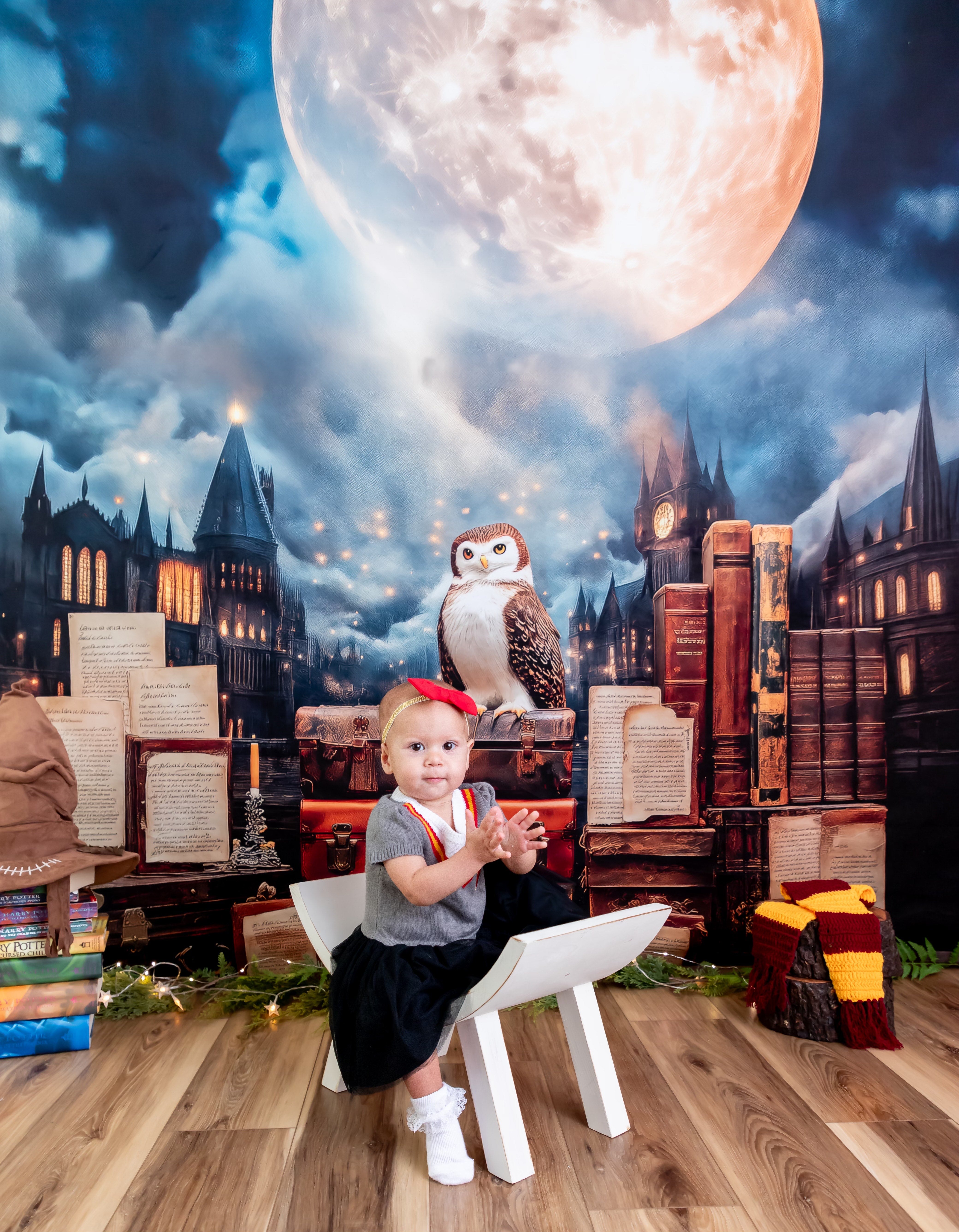 Kate Magical Owl Moonlight World Backdrop Designed by Patty Roberts