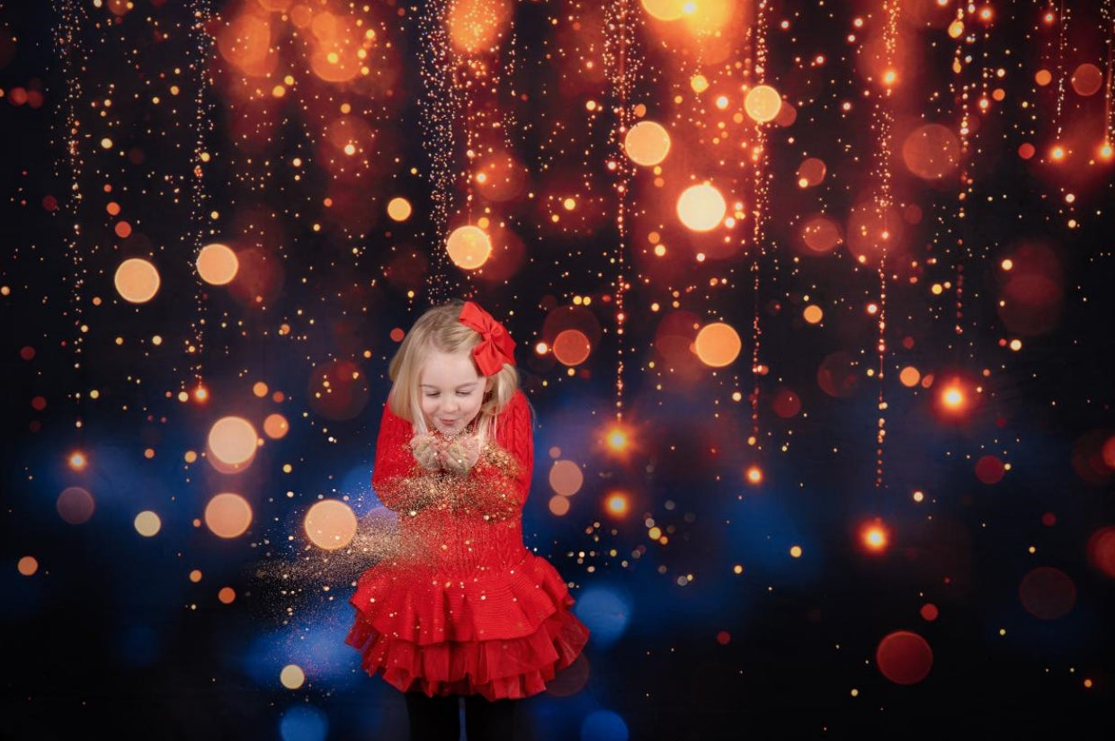 Kate Bokeh Sparkles Backdrop Designed by Mini MakeBelieve