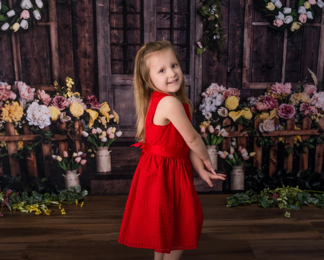 Kate Spring Chalet Backdrop Flowers Designed By Rose Abbas