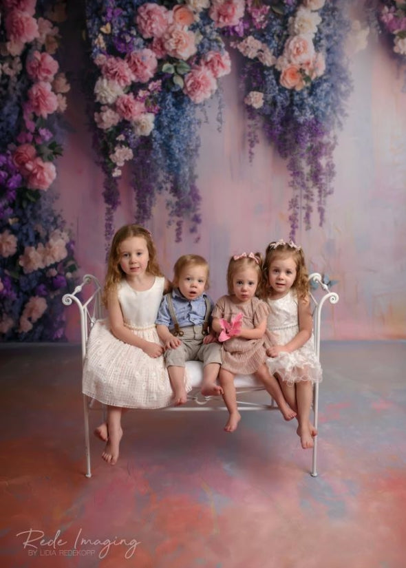 Kate Sweep Romantic Wisteria Bloom Backdrop Spring Designed by Patty Roberts