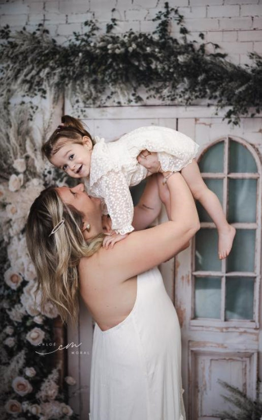 Kate Spring Wedding Floral Door Backdrop Designed by Emetselch