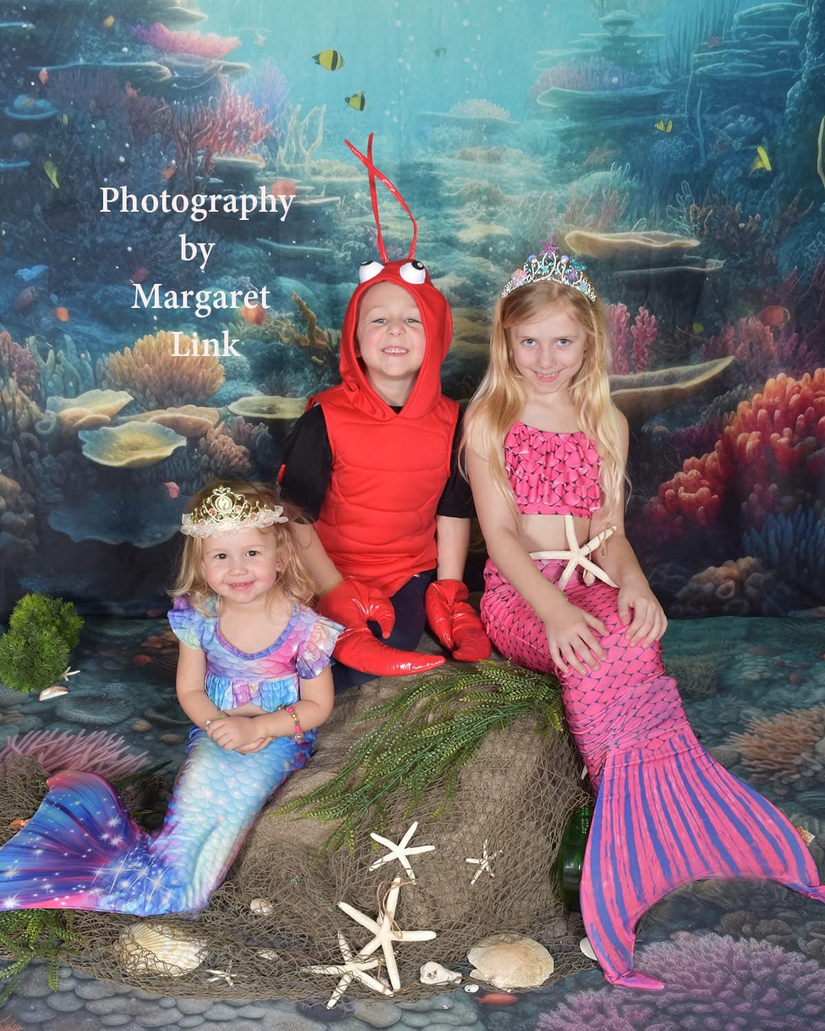 Kate Rich Underwater World Backdrop+Ocean Reef Floor Designed by Mandy Ringe Photography