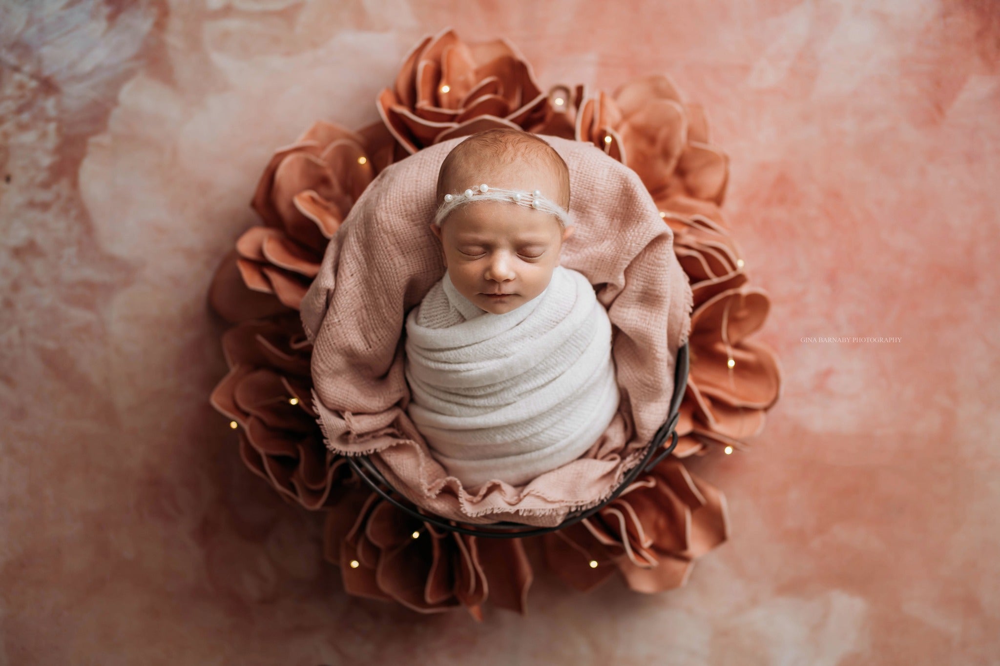 Kate Pink Vintage Flower Backdrop Portrait Designed by GQ - Kate Backdrop AU