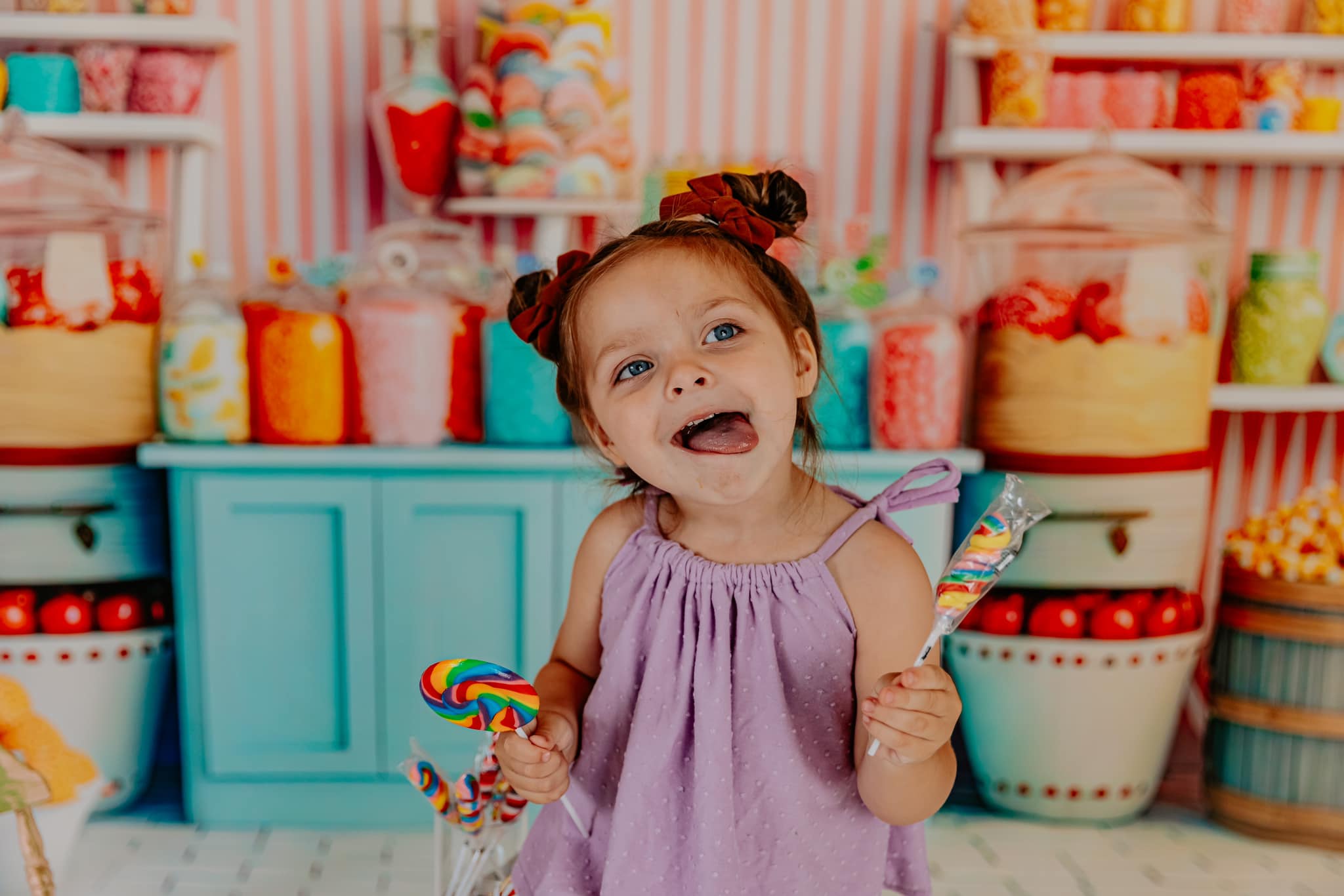 Kate Sweet Shoppe Backdrop Candy Designed by Angela Marie Photography