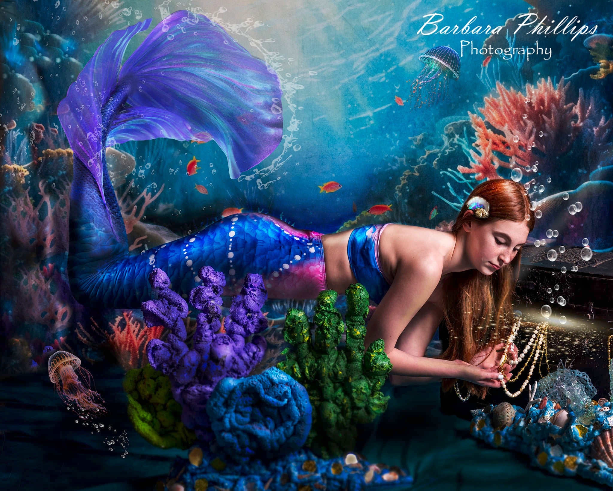 Kate Underwater World Backdrop Designed by Chain Photography