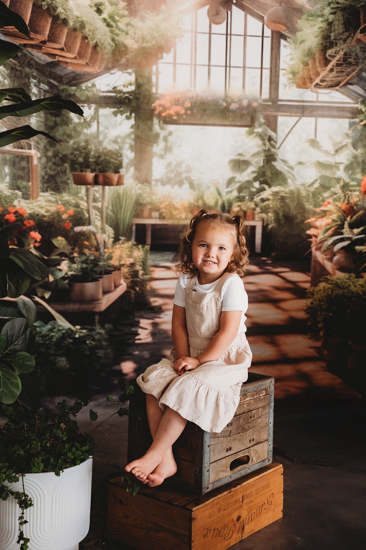 Kate Spring Greenhouse Backdrop Designed by Abbas Studio