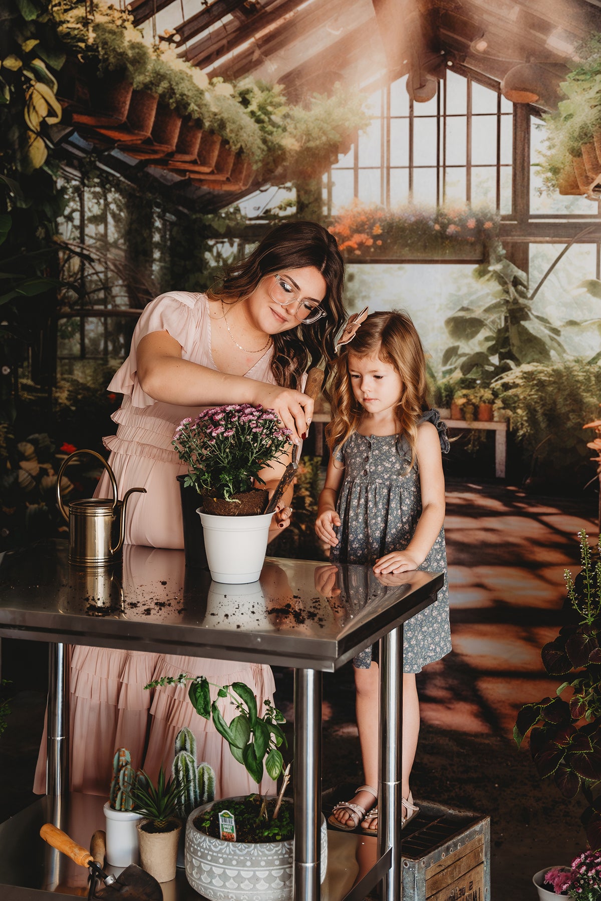 Kate Spring Greenhouse Backdrop Designed by Abbas Studio