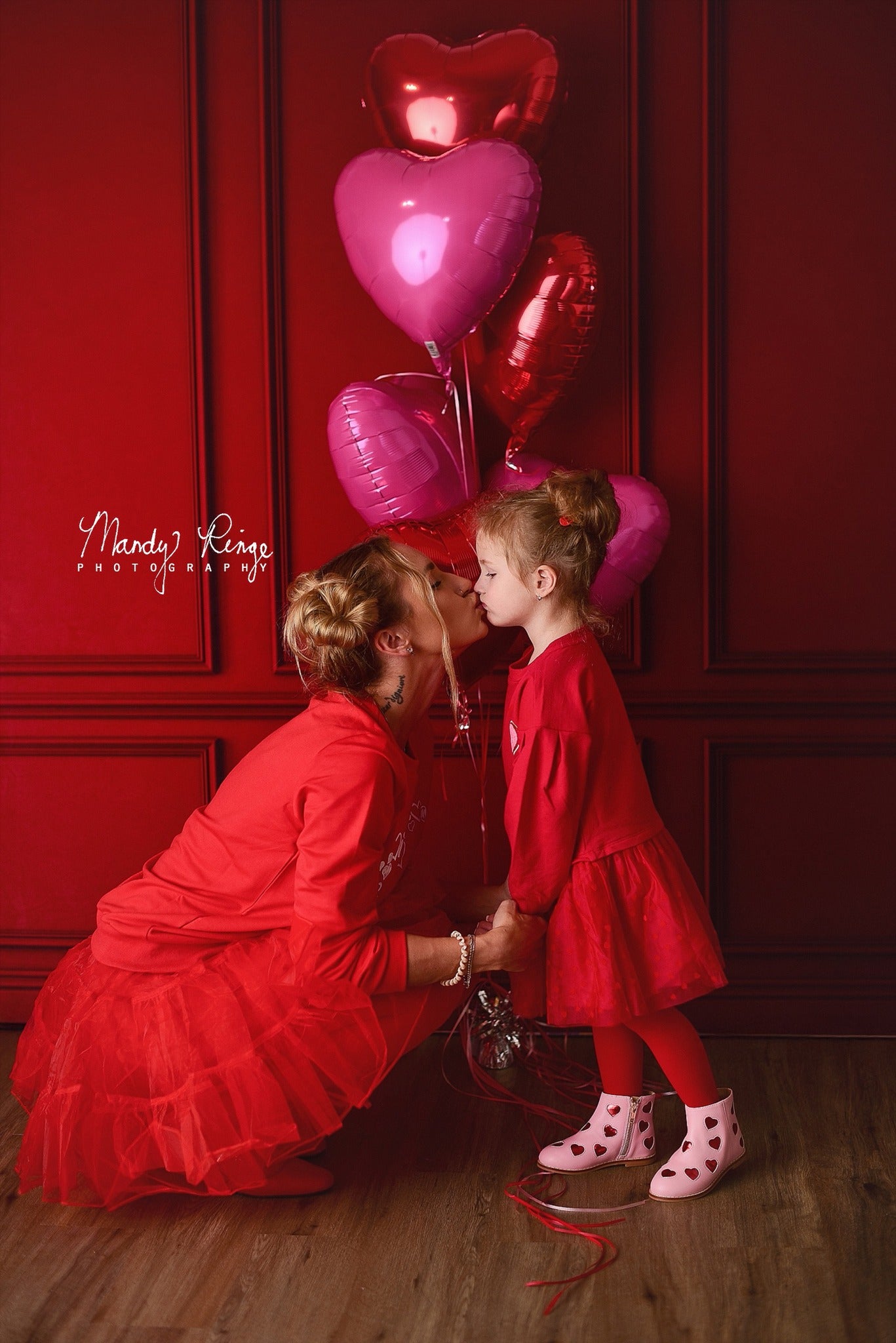 Kate Red Vintage Wall Backdrop for Photography