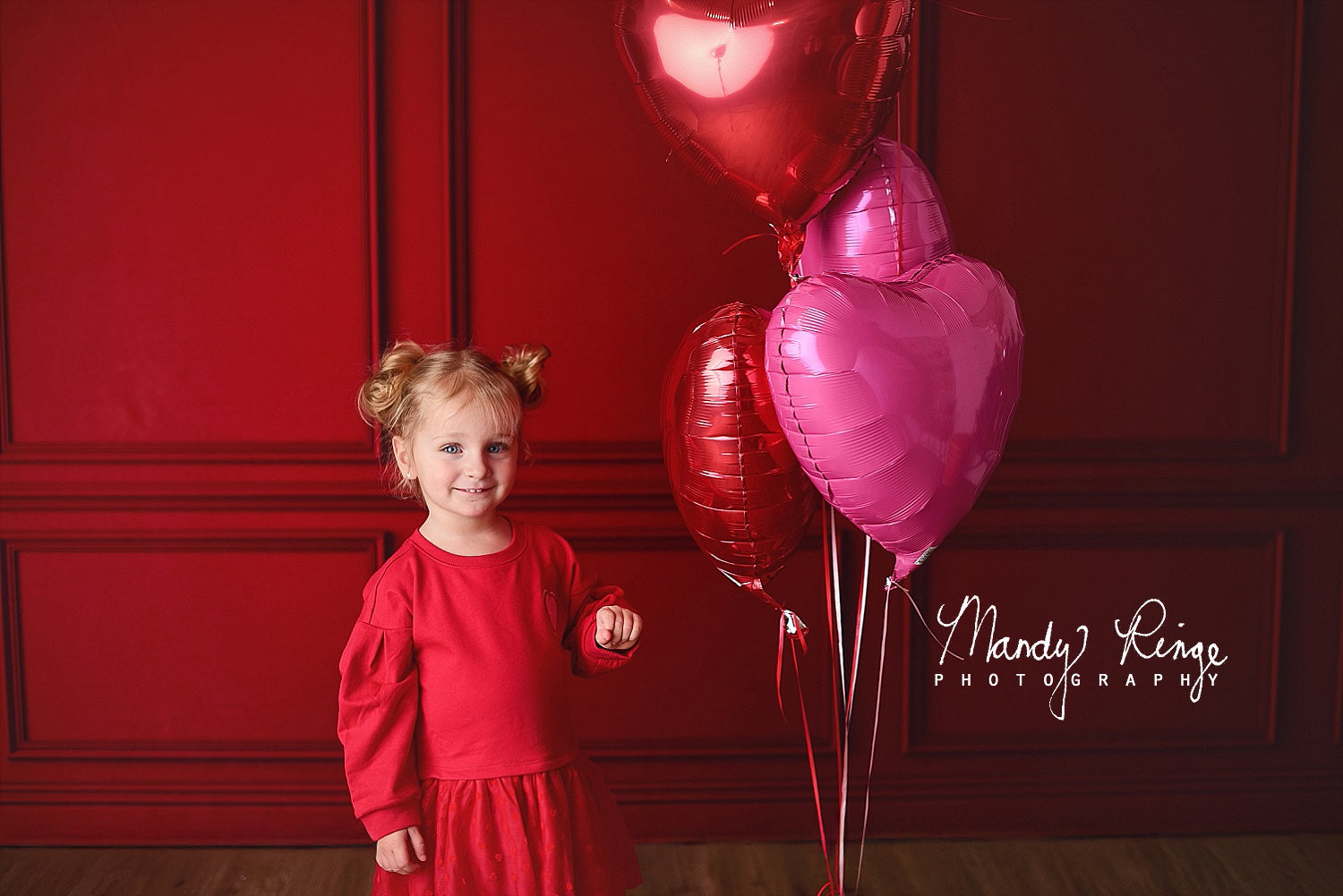 Kate Red Vintage Wall Backdrop for Photography