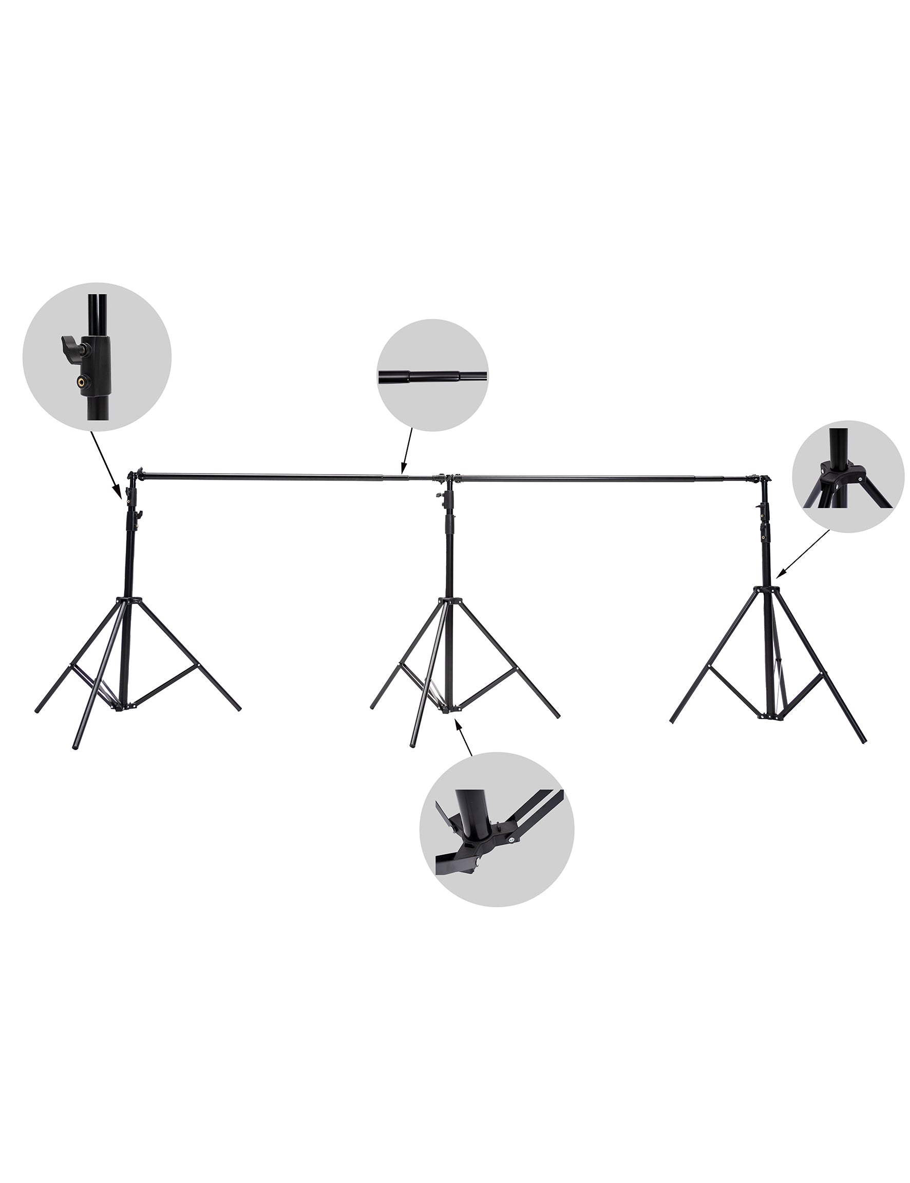 Kate 6x3m Frame Stand for room set( including 8 clips + one carrying case) - Kate Backdrop AU