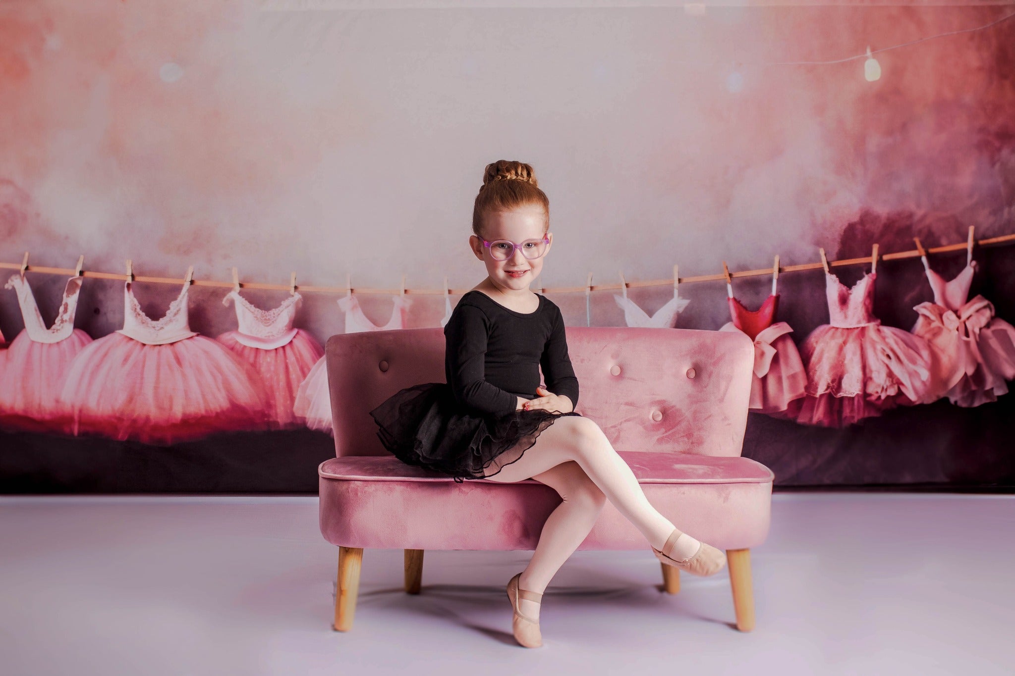 Kate Ballet Class Dresses Backdrop Designed by Patty Robertss