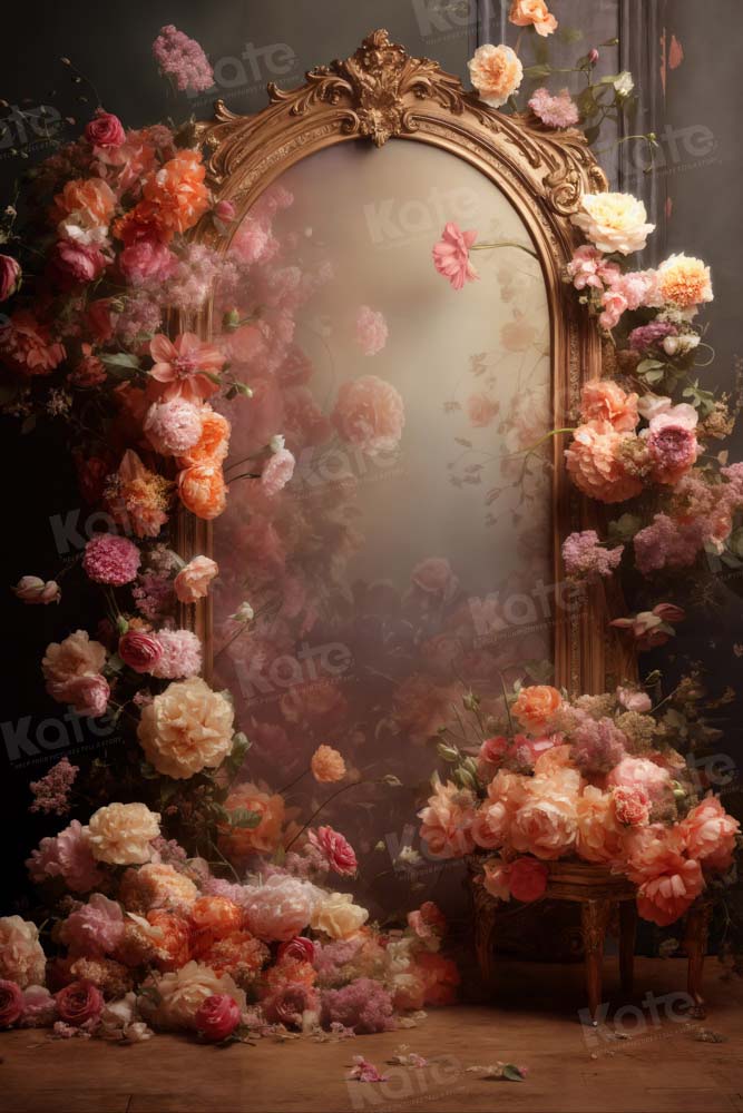 Kate Floral Mirror Backdrop Designed by Chain Photography