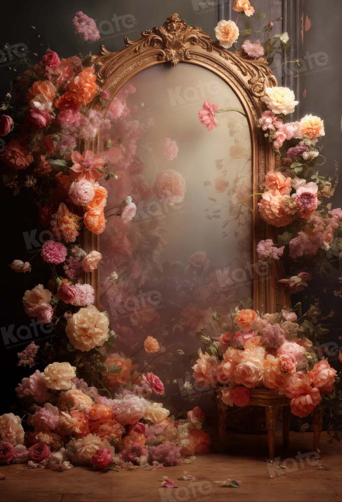 Kate Floral Mirror Backdrop Designed by Chain Photography