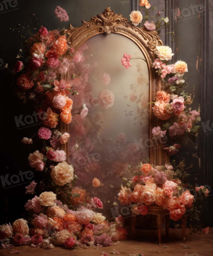 Kate Floral Mirror Backdrop Designed by Chain Photography