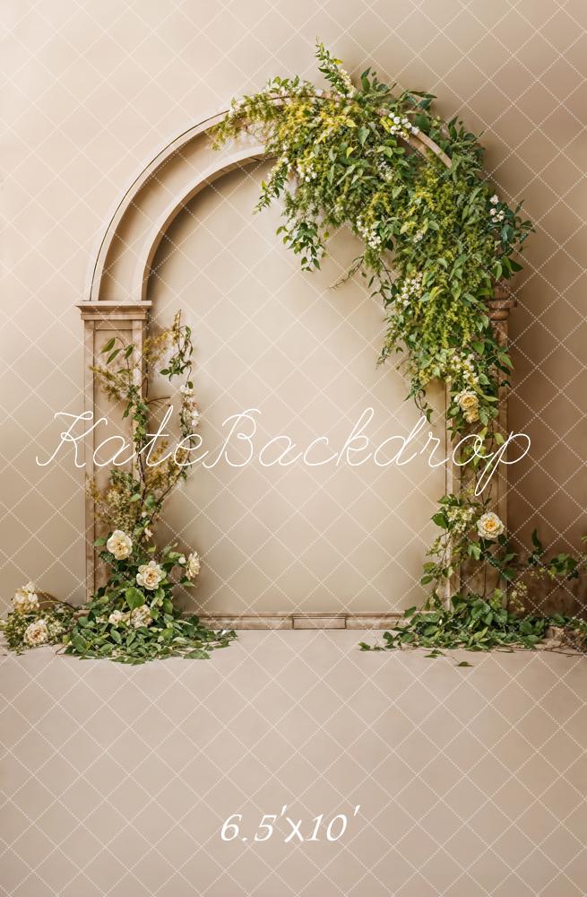 Kate Spring Green Plant Arch Backdrop Designed by Emetselch