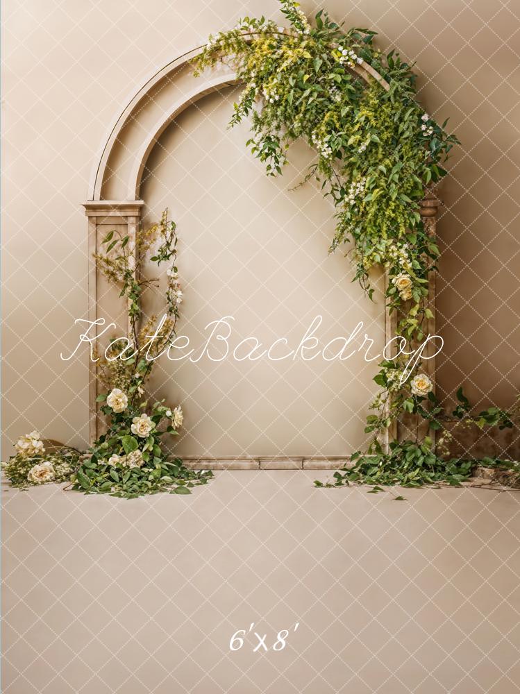 Kate Spring Green Plant Arch Backdrop Designed by Emetselch