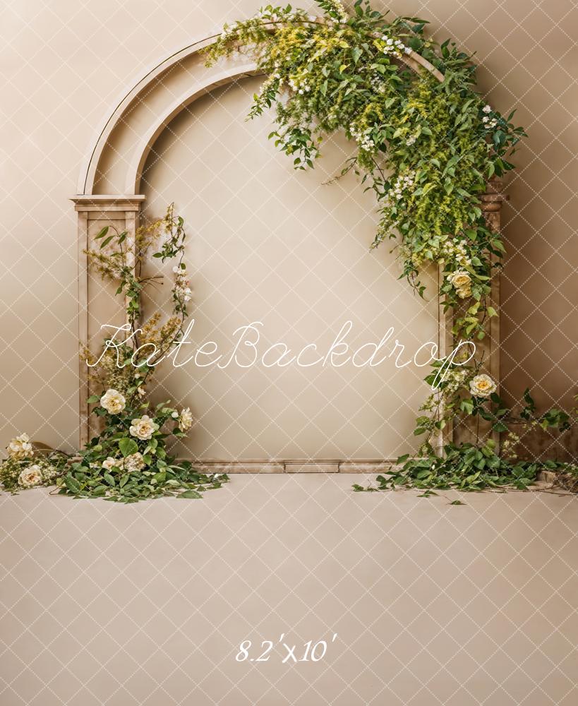 Kate Spring Green Plant Arch Backdrop Designed by Emetselch