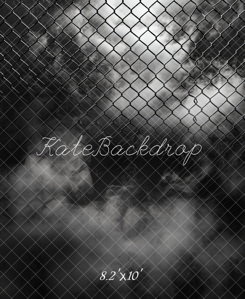 Kate Black Smoke Cricket Sports Iron Net Designed by Chain Photography