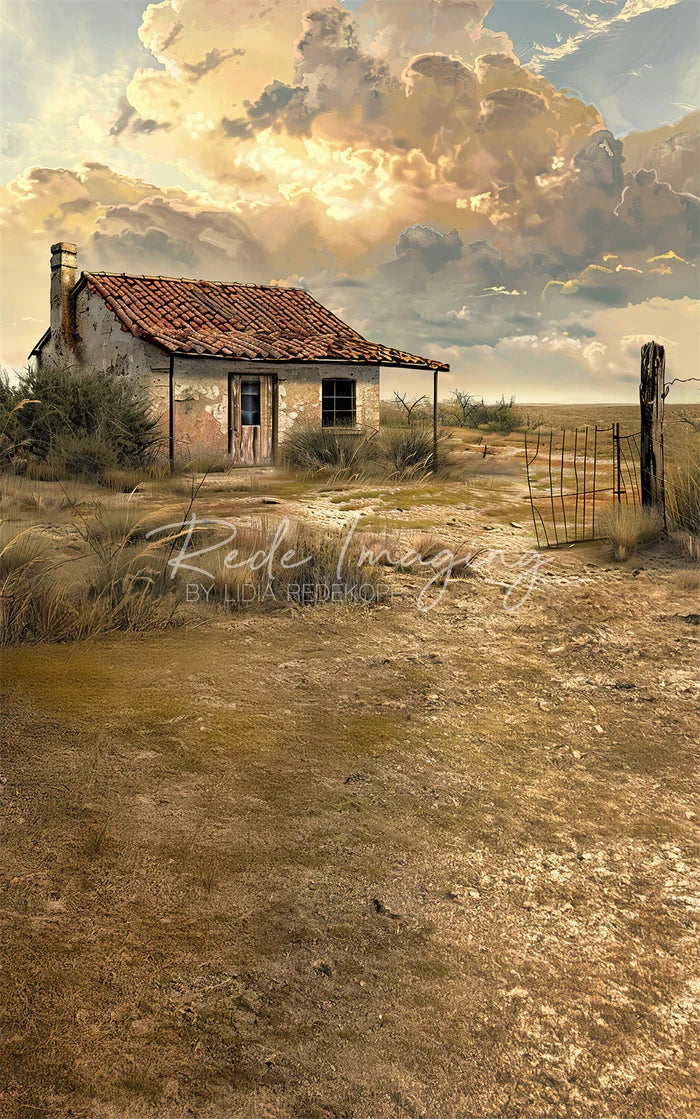 Kate Sweep Wild West Desert Abandoned House Backdrop Designed by Lidia Redekopp