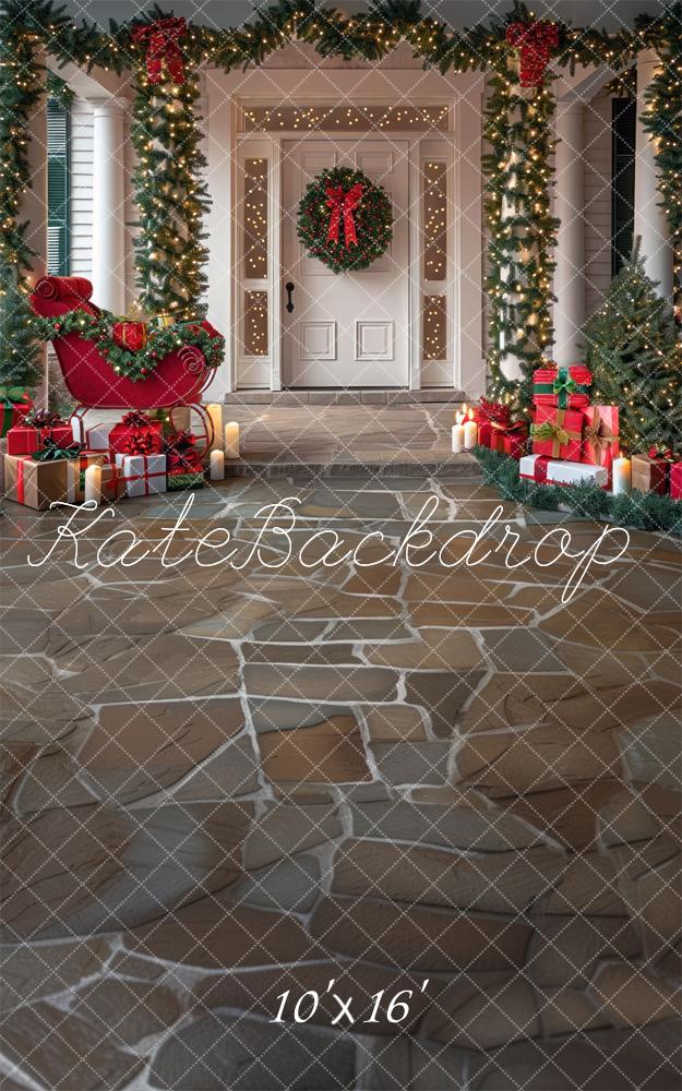 Kate Sweep Classic Exterior Cobble Stone Backdrop Designed by Mini MakeBelieve