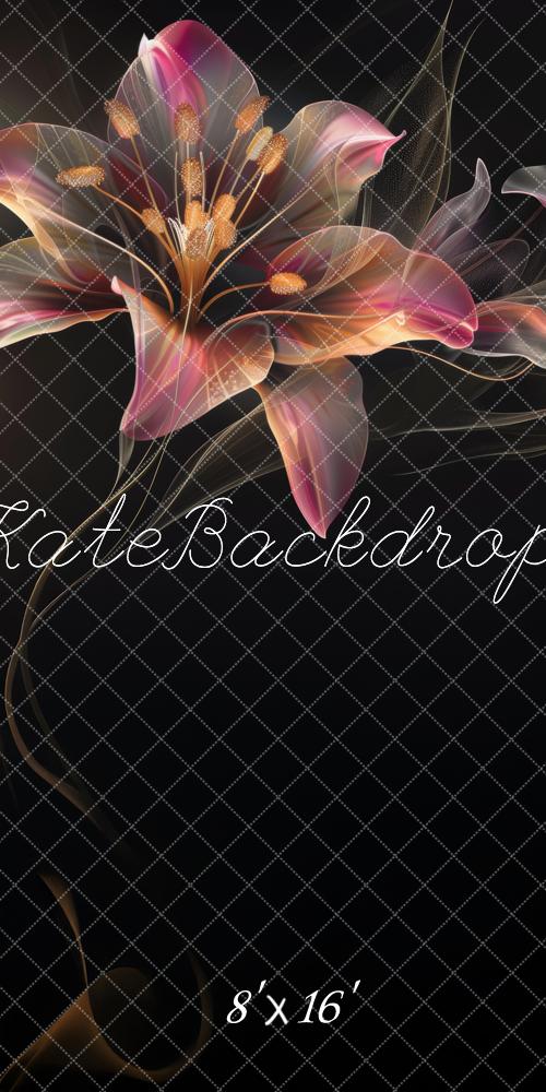 Kate Sweep Glowing Lillies Backdrop Designed by Lidia Redekopp