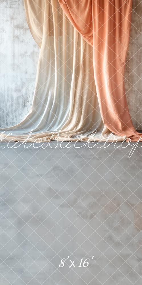 Kate Sweep Elegant Draped Curtains Backdrop Designed by Emetselch