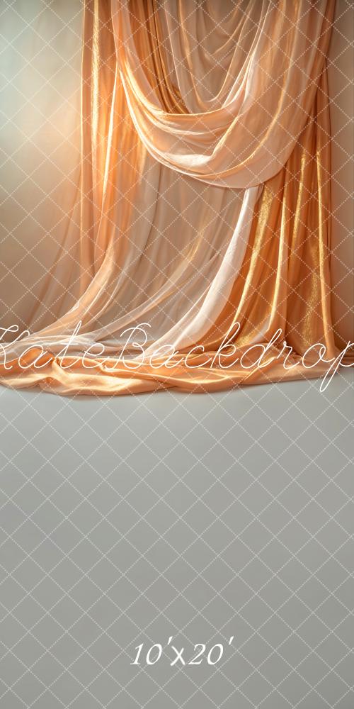 Kate Sweep Elegant Draped Fabric Backdrop Designed by Emetselch