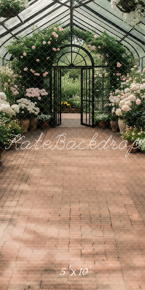 Kate Sweep Greenhouse Garden Path Backdrop Designed by Patty Roberts