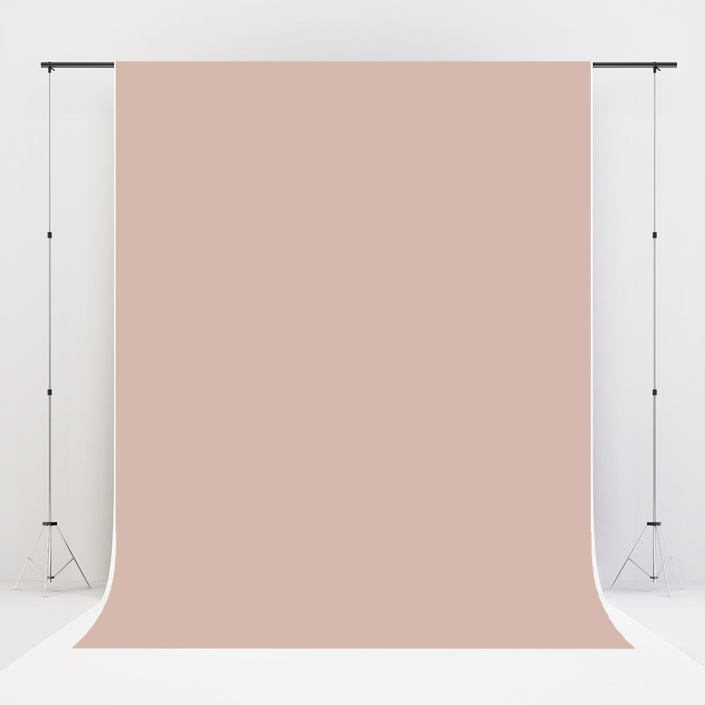 Kate Solid milk tea color Vinyl Floor Backdrop