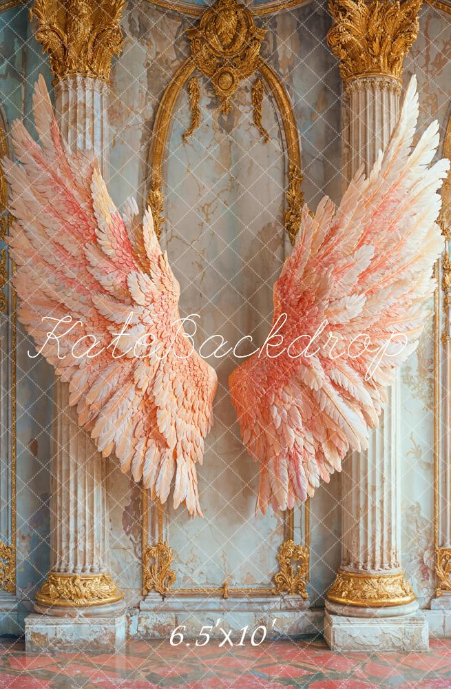 Kate Retro Wall Wings Backdrop Designed by Emetselch