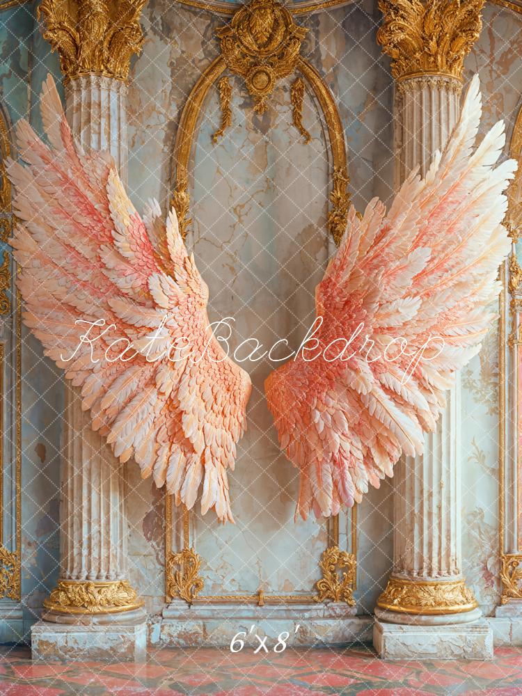 Kate Retro Wall Wings Backdrop Designed by Emetselch