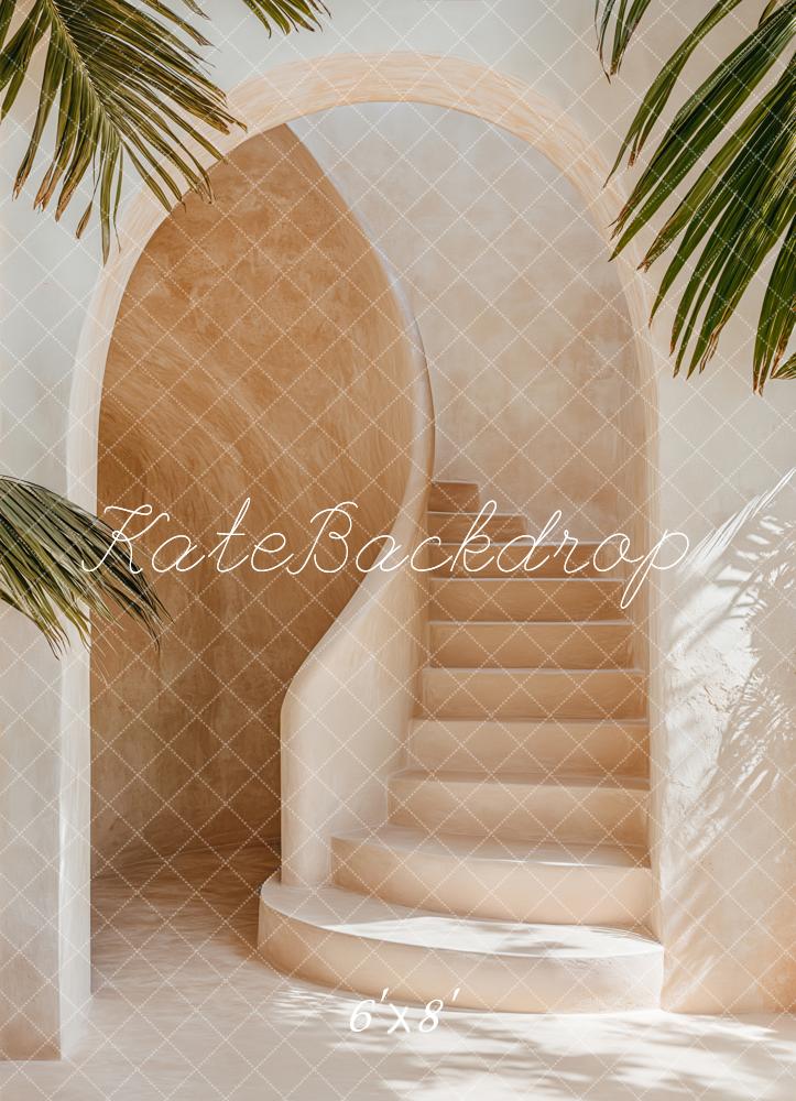 Kate Fleece Arch Tropical Stairs Backdrop Designed by Emetselch