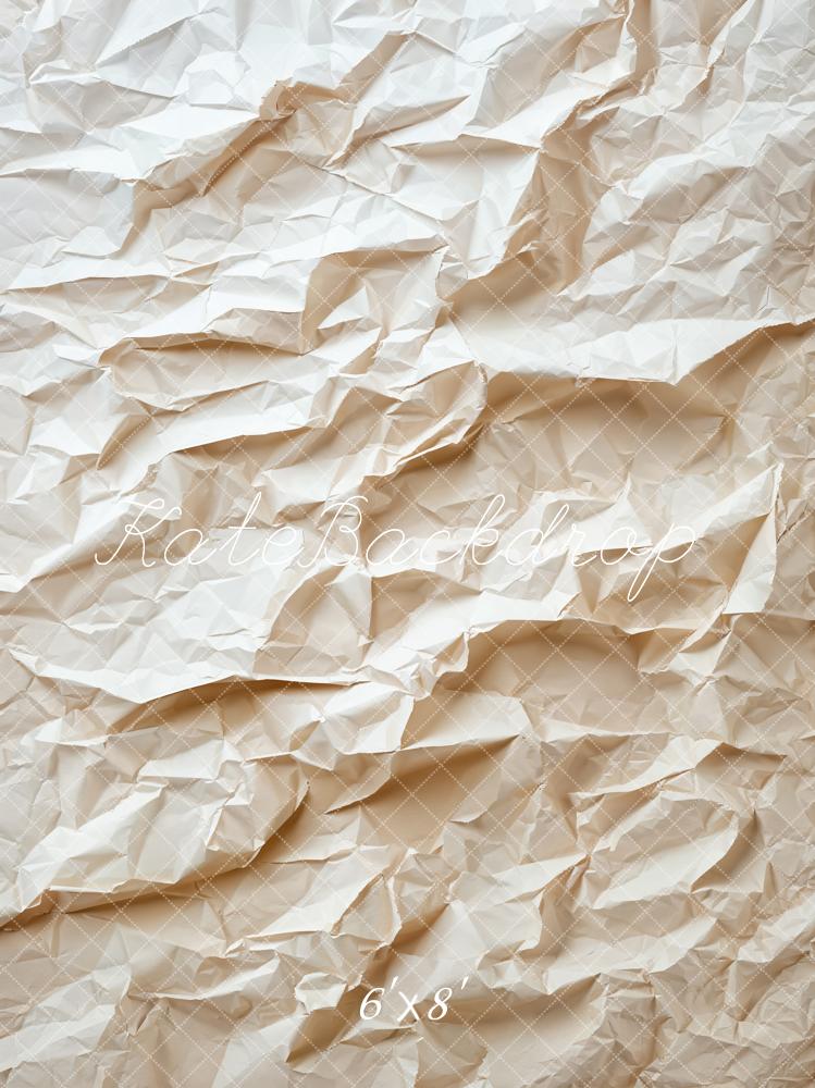 Kate Fleece Crumpled Paper Texture Backdrop Designed by Kate Image