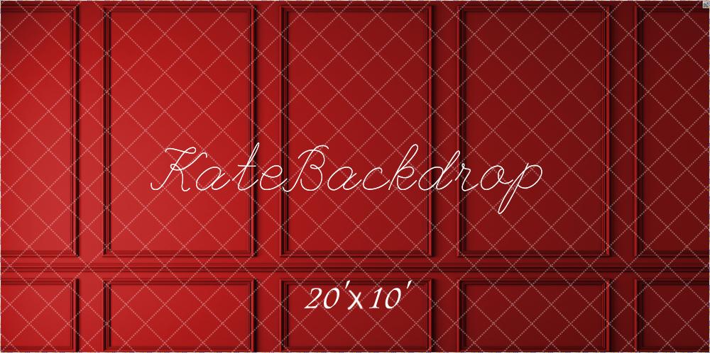 Kate Red Vintage Wall Backdrop for Photography - Kate Backdrop AU