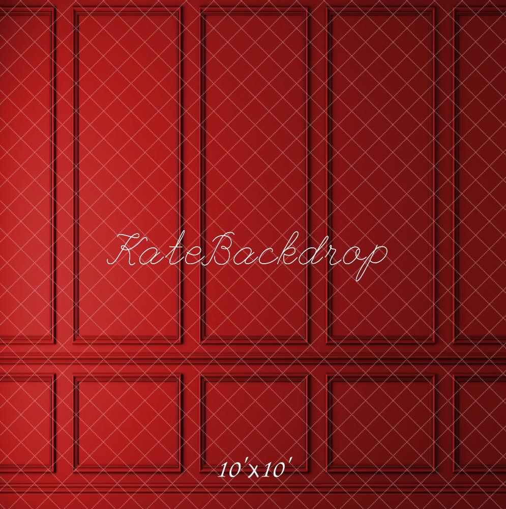 Kate Red Vintage Wall Backdrop for Photography - Kate Backdrop AU