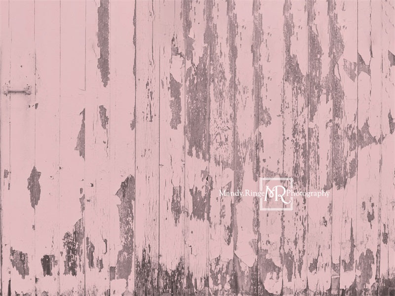 Kate Shabby Pink Barn Wood Backdrop Designed by Mandy Ringe Photography