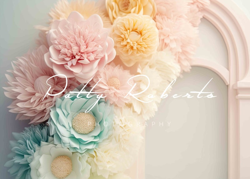 Kate Pastel Petals and Posies Backdrop Designed by Patty Robertss