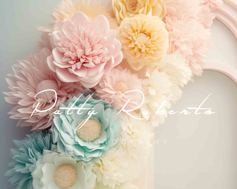 Kate Pastel Petals and Posies Backdrop Designed by Patty Robertss