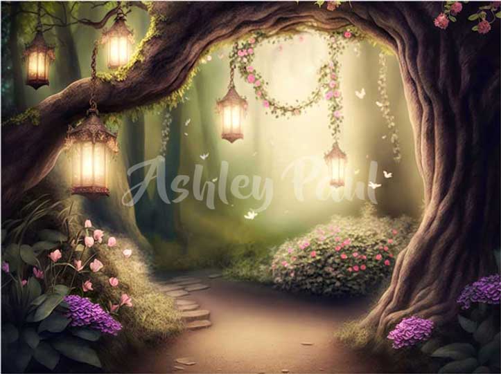 Kate Fantasy Forest Backdrop Designed by Ashley Paul