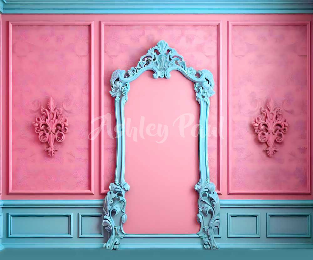 Kate Retro Ornate Wall Backdrop Designed by Ashley Paul