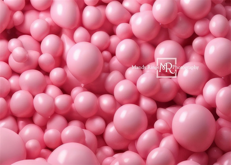 Kate Pink Balloon Wall Backdrop Designed by Mandy Ringe Photography