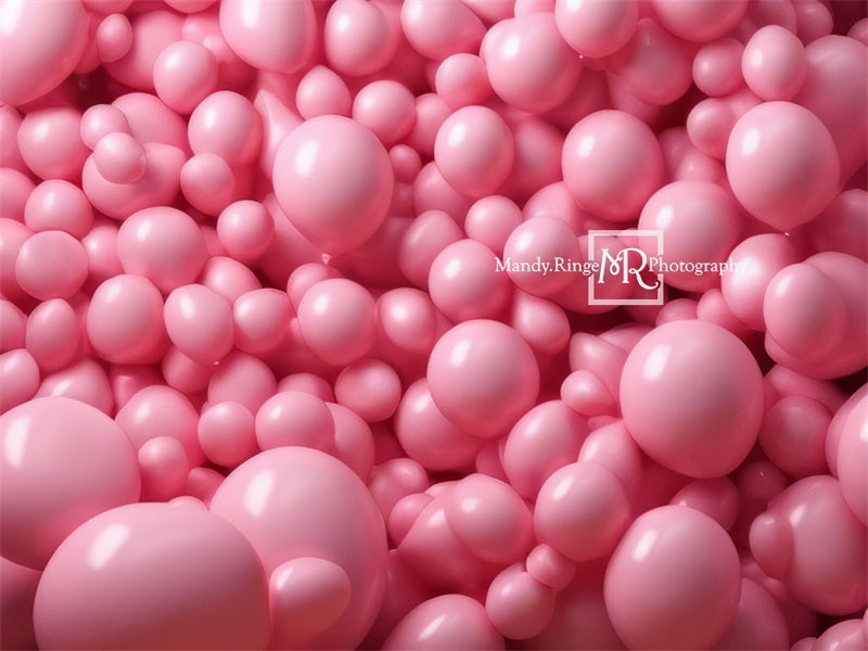 Kate Pink Balloon Wall Backdrop Designed by Mandy Ringe Photography