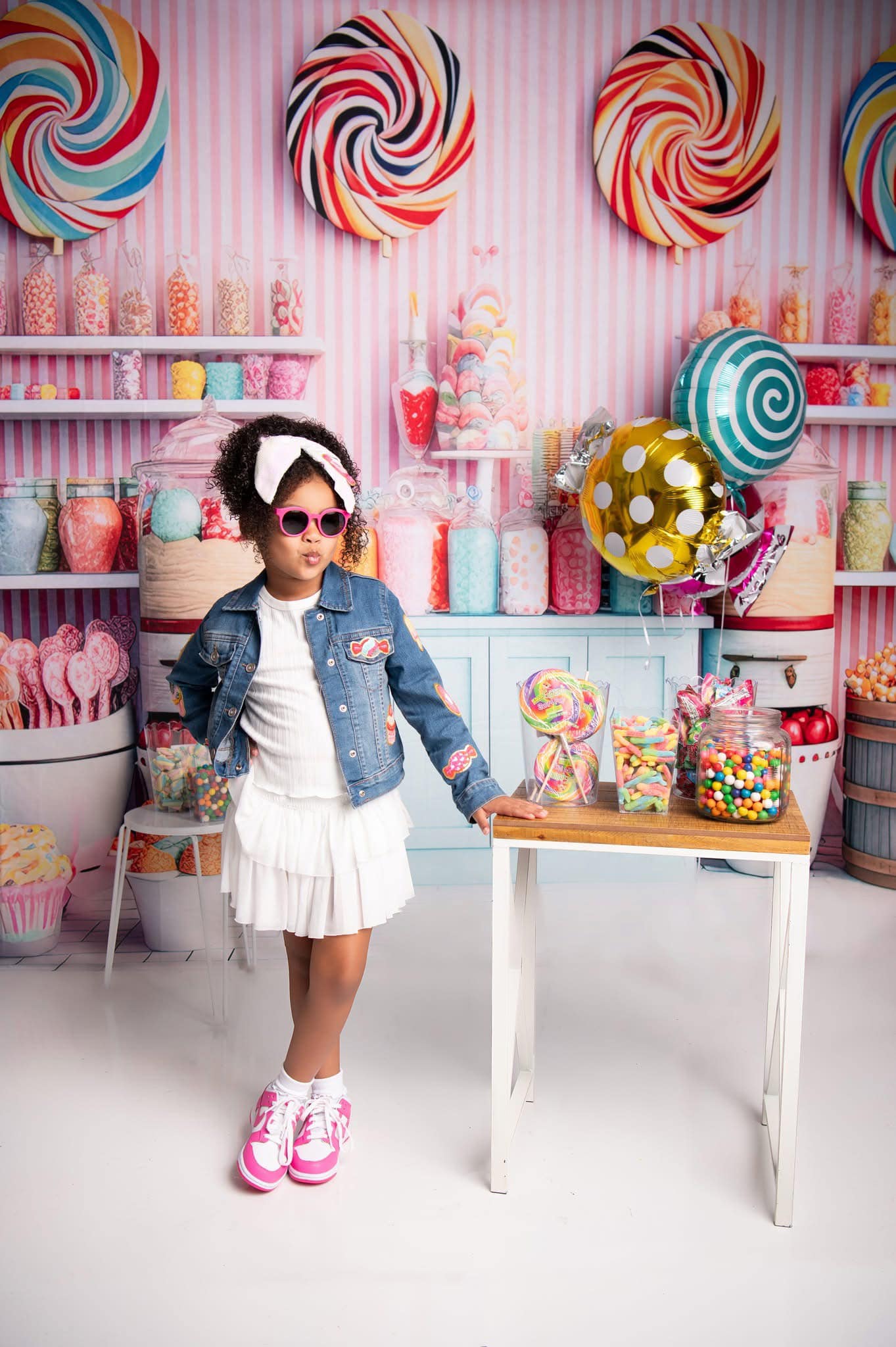 Kate Sweet Shoppe Backdrop Candy Designed by Angela Marie Photography