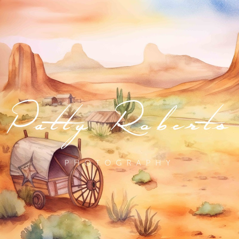 Kate Wild West Adventure Backdrop Designed by Patty Robertss