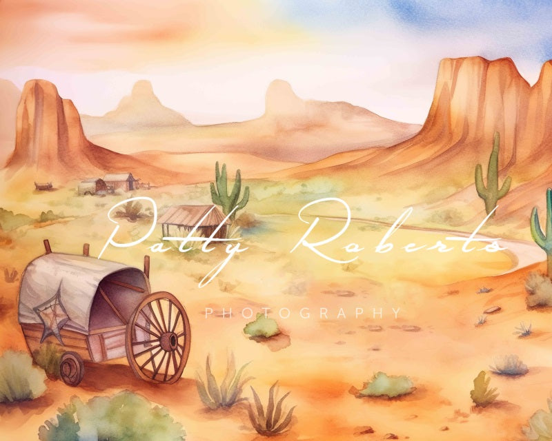 Kate Wild West Adventure Backdrop Designed by Patty Robertss