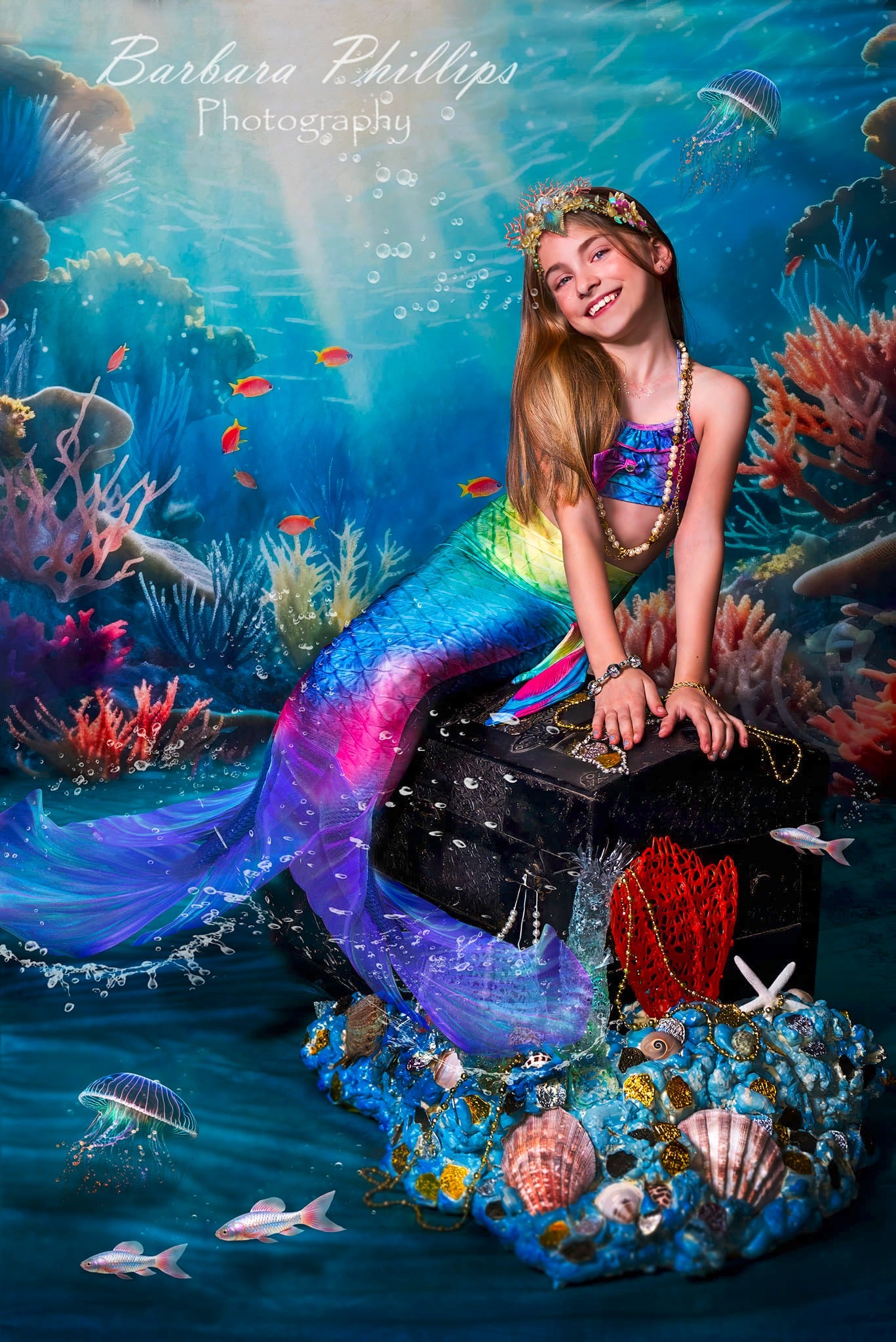 Kate Underwater World Backdrop Designed by Chain Photography