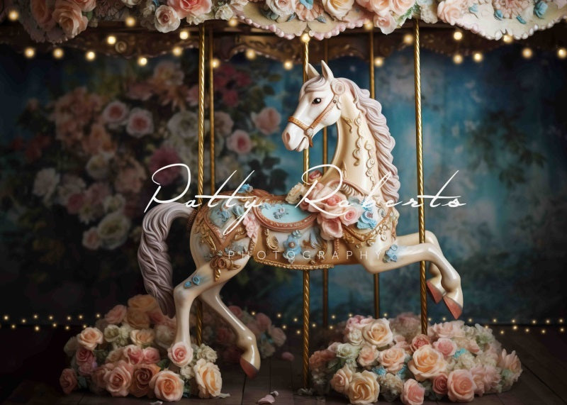 Kate Festive Horse Backdrop Designed by Patty Robertss