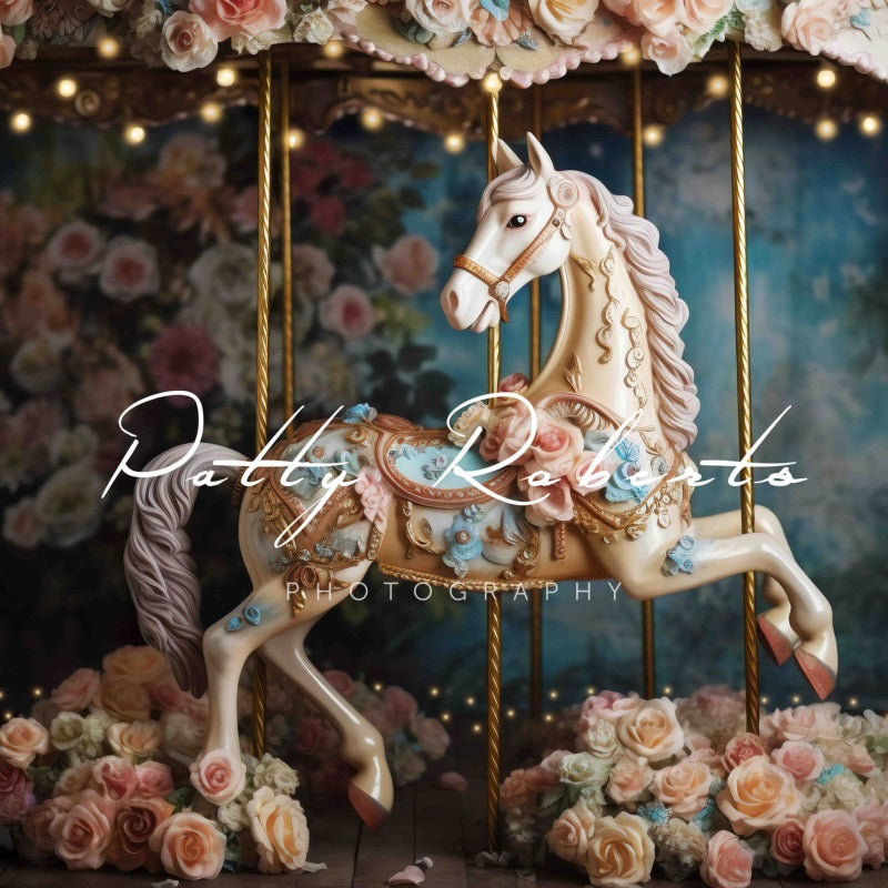 Kate Festive Horse Backdrop Designed by Patty Robertss