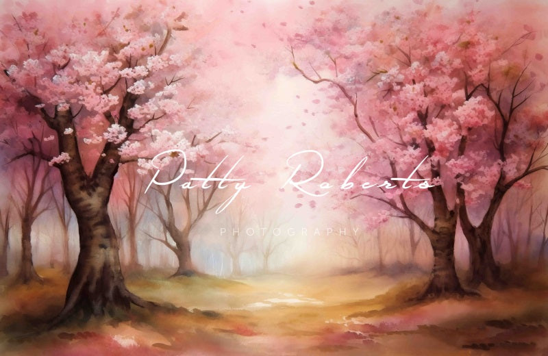 Kate Spring Pink Trees Backdrop Designed by Patty Robertss